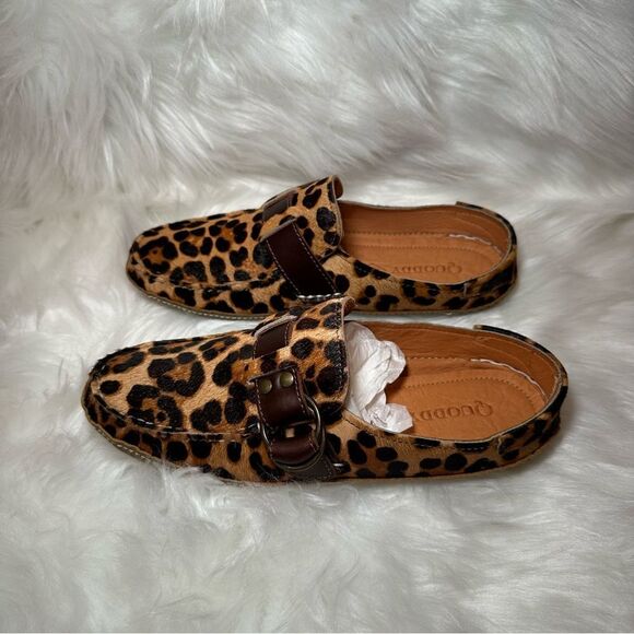 NIB Quoddy's Ring Mule in Leopard Haircalf - Picture 6 of 10